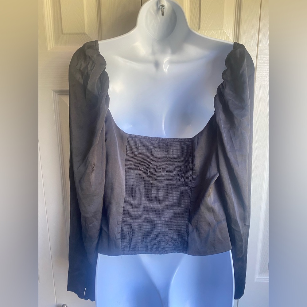 New Aritiza Wilfred New Novella Satin Top - Picture 6 of 9